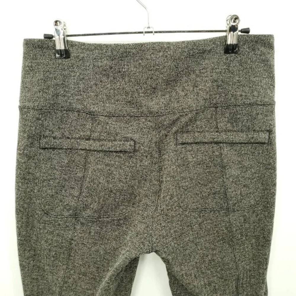Athleta Delancey Herringbone Tight M Black/Abalone Gray